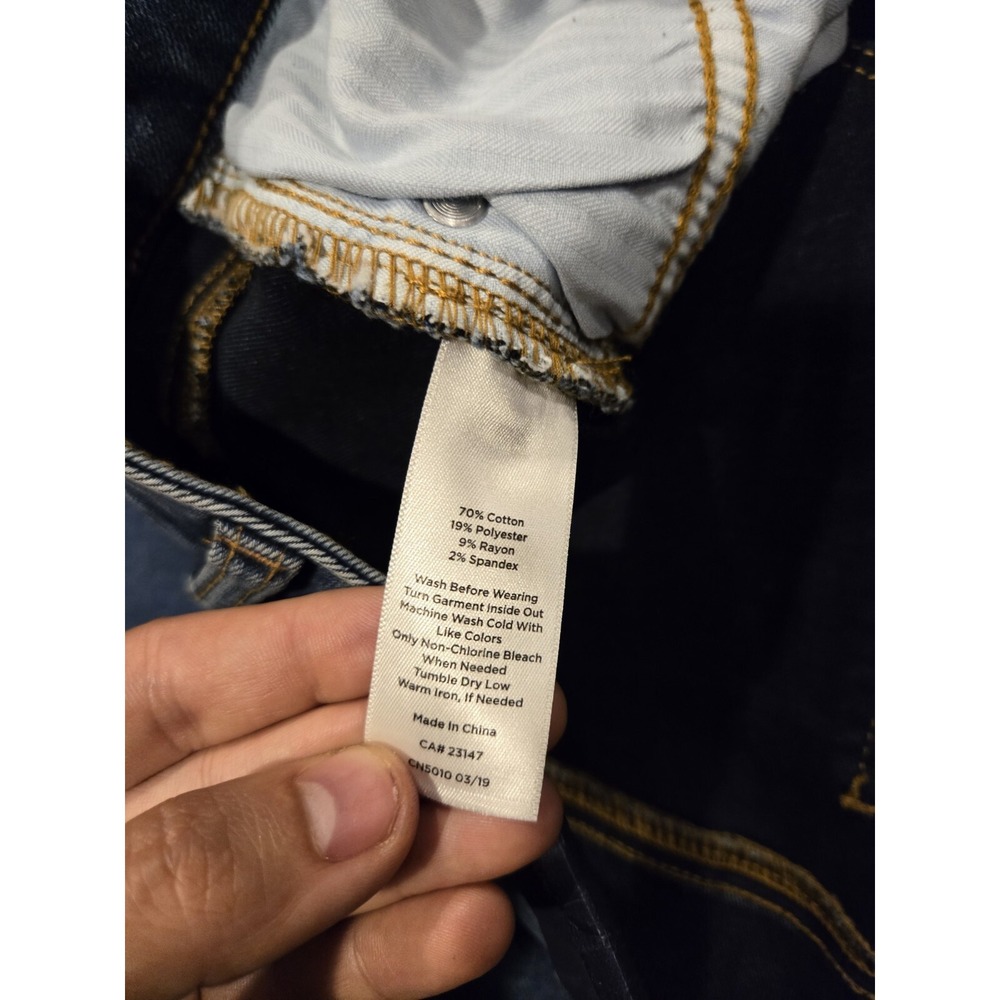 NEW Talbots Flawless Slim Ankle Length size 20w Blue Jeans Pants Denim Slimming - Picture 13 of 14